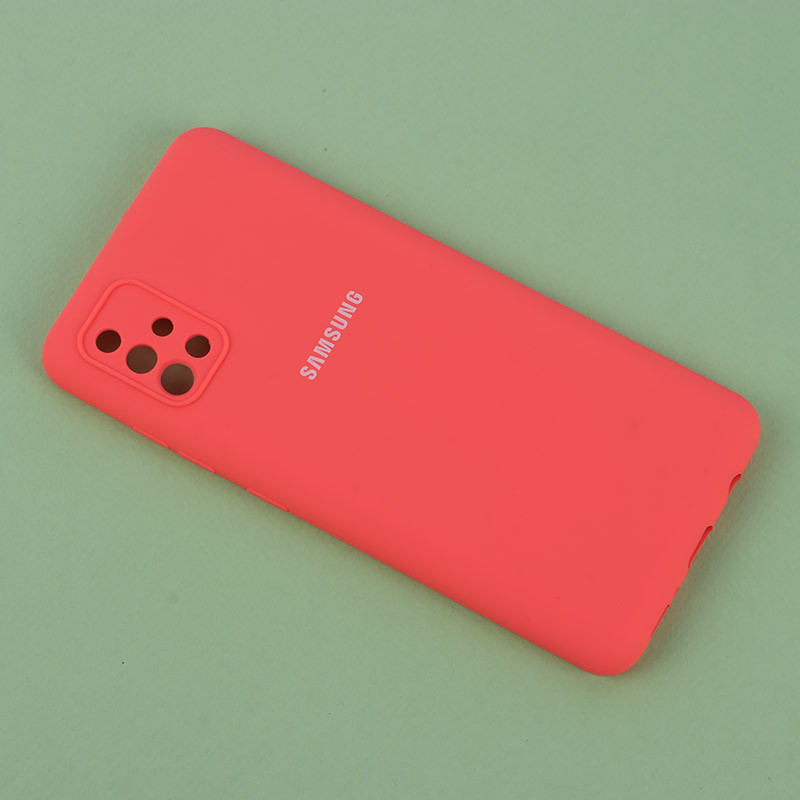 قاب سیلیکونی اصلی زیربسته سامسونگ Galaxy A51 4G محافظ لنزدار