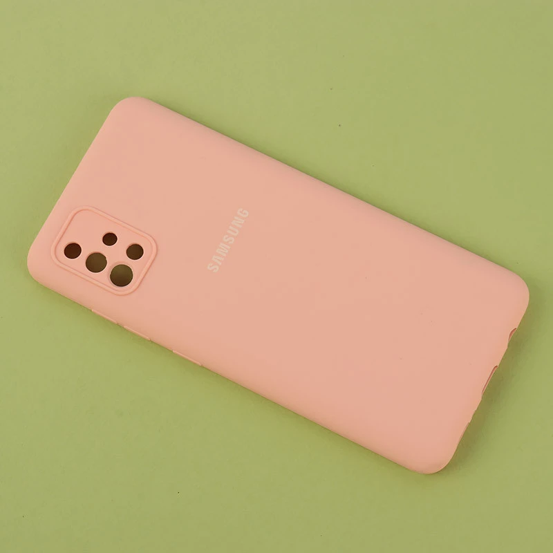 قاب سیلیکونی اصلی زیربسته سامسونگ Galaxy A51 4G محافظ لنزدار