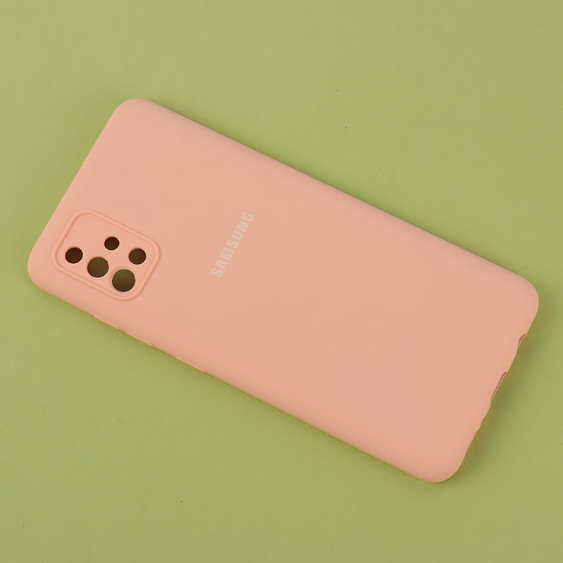 قاب سیلیکونی اصلی زیربسته سامسونگ Galaxy A51 4G محافظ لنزدار