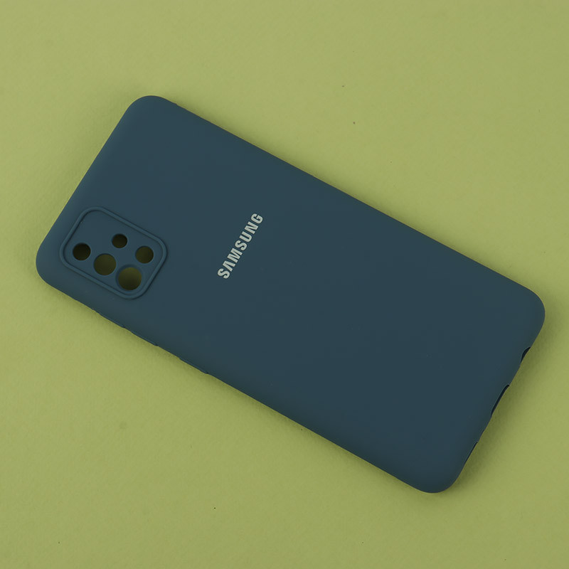 قاب سیلیکونی اصلی زیربسته سامسونگ Galaxy A51 4G محافظ لنزدار