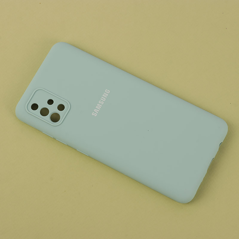 قاب سیلیکونی اصلی زیربسته سامسونگ Galaxy A51 4G محافظ لنزدار