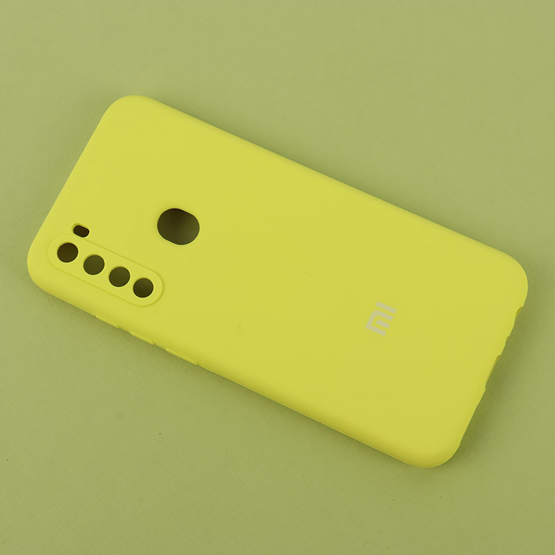 قاب سیلیکونی اصلی زیربسته شیائومی Redmi Note 8 محافظ لنزدار