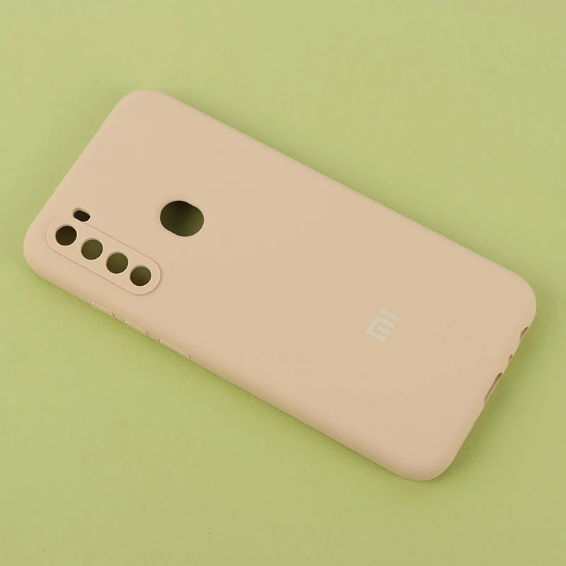 قاب سیلیکونی اصلی زیربسته شیائومی Redmi Note 8 محافظ لنزدار