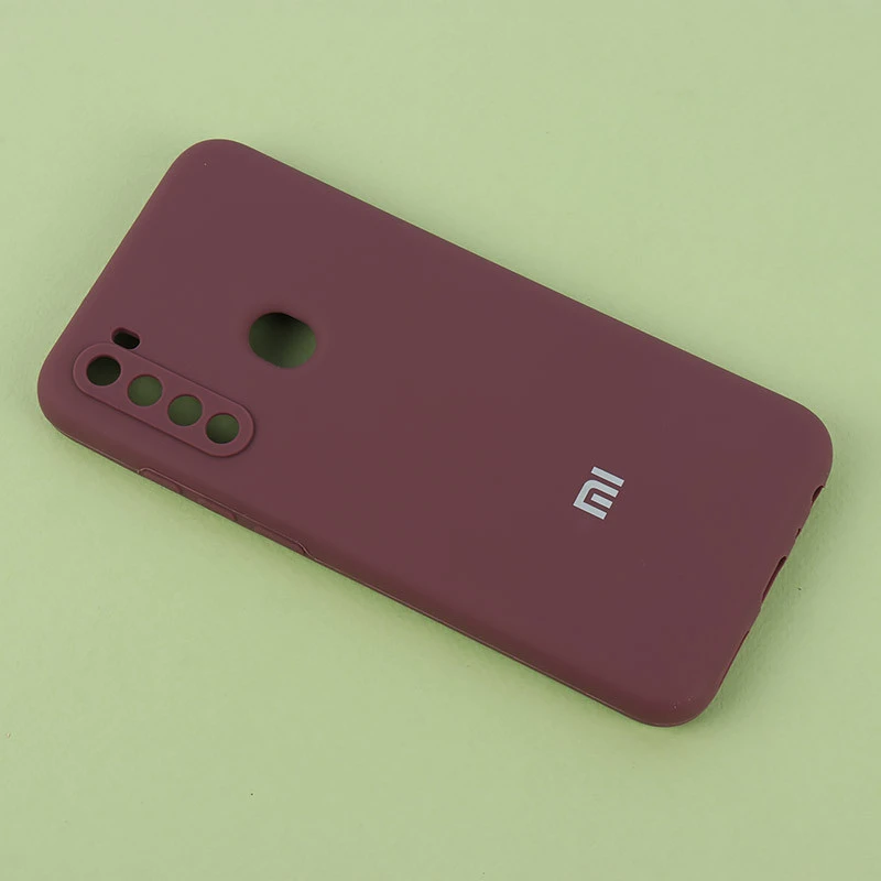 قاب سیلیکونی اصلی زیربسته شیائومی Redmi Note 8 محافظ لنزدار