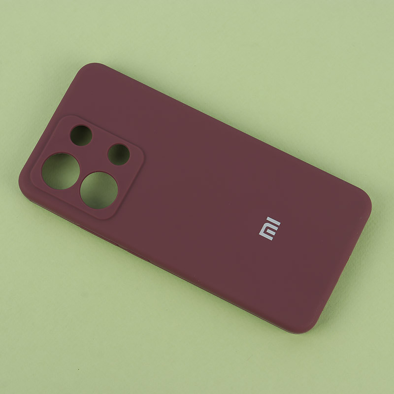 قاب سیلیکونی اصلی زیربسته شیائومی Redmi Note 13 4G محافظ لنزدار