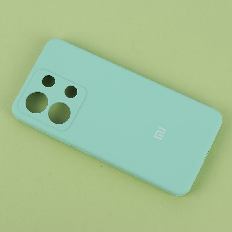 قاب سیلیکونی اصلی زیربسته شیائومی Redmi Note 13 4G محافظ لنزدار