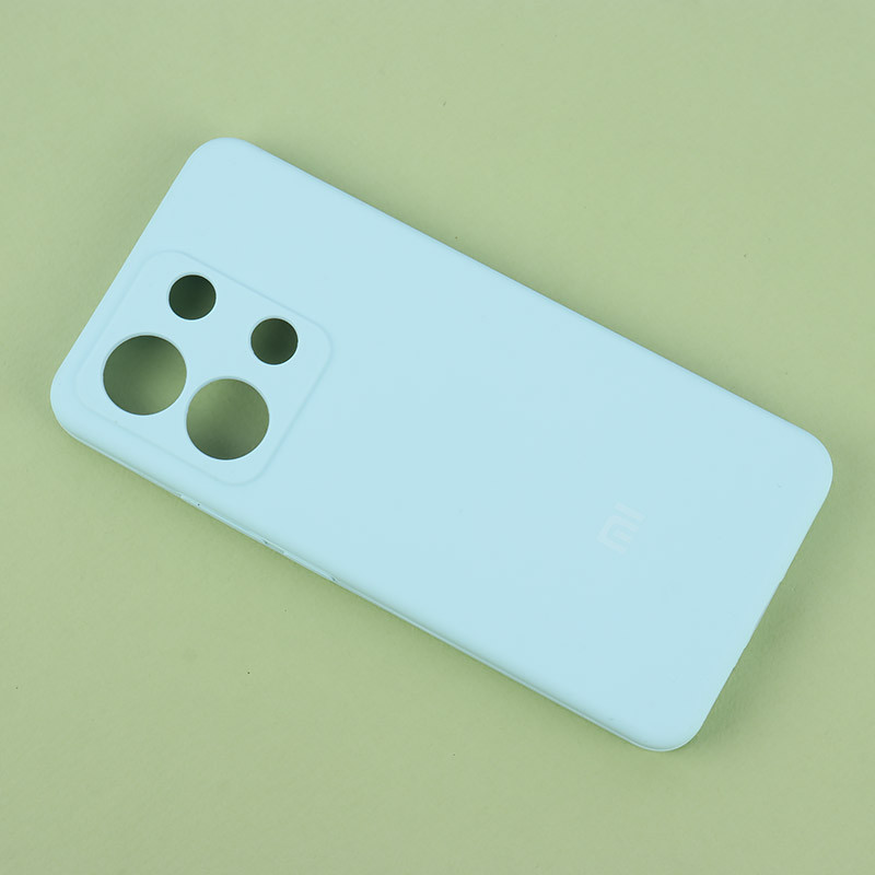 قاب سیلیکونی اصلی زیربسته شیائومی Redmi Note 13 4G محافظ لنزدار