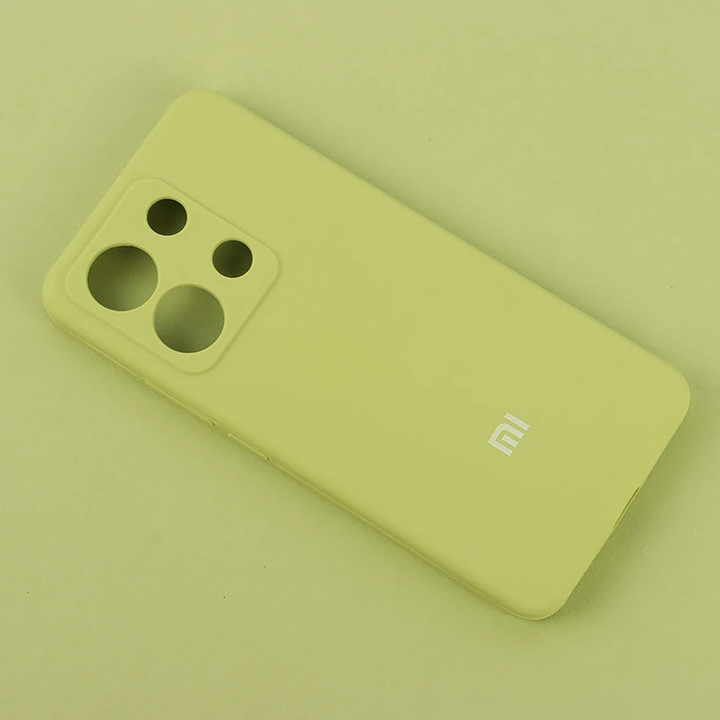 قاب سیلیکونی اصلی زیربسته شیائومی Redmi Note 13 4G محافظ لنزدار