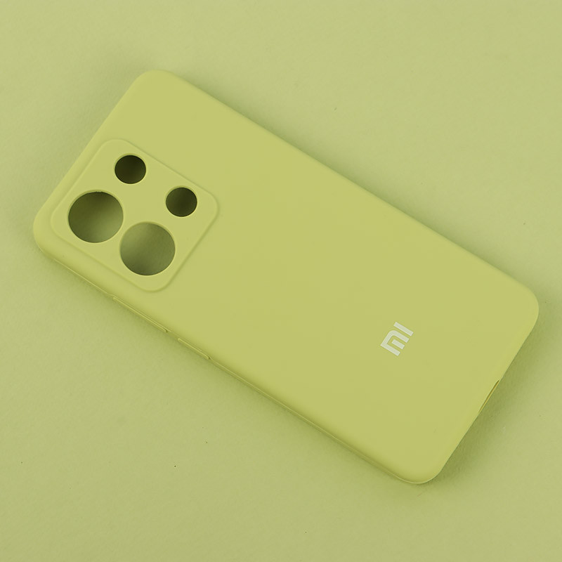 قاب سیلیکونی اصلی زیربسته شیائومی Redmi Note 13 4G محافظ لنزدار