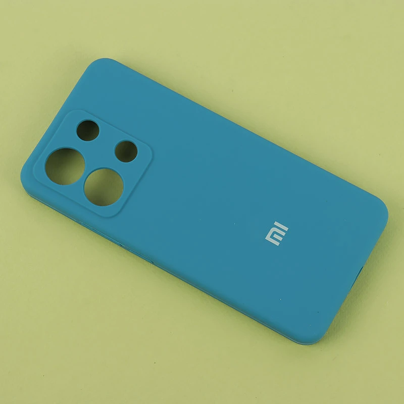 قاب سیلیکونی اصلی زیربسته شیائومی Redmi Note 13 4G محافظ لنزدار