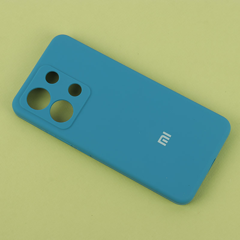 قاب سیلیکونی اصلی زیربسته شیائومی Redmi Note 13 4G محافظ لنزدار
