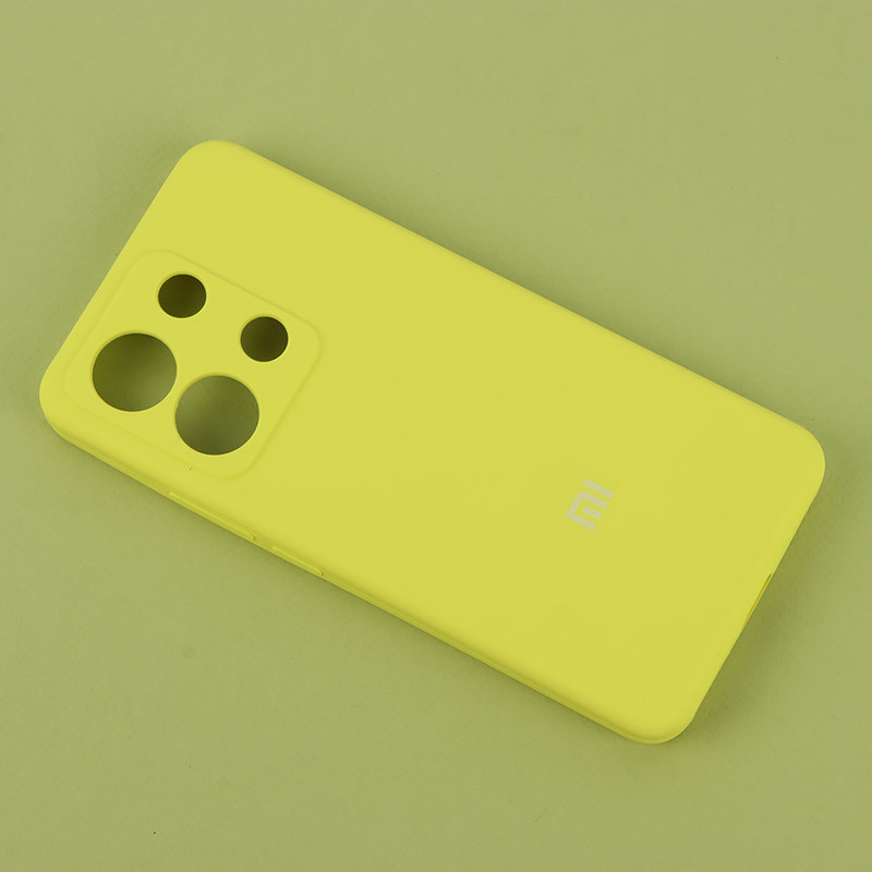 قاب سیلیکونی اصلی زیربسته شیائومی Redmi Note 13 4G محافظ لنزدار