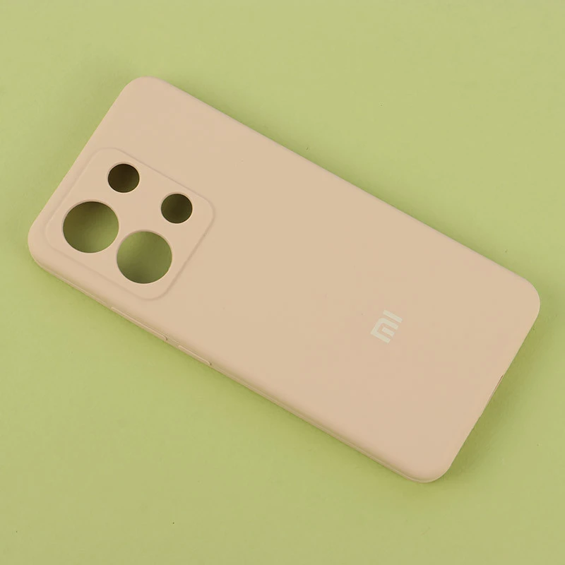قاب سیلیکونی اصلی زیربسته شیائومی Redmi Note 13 4G محافظ لنزدار