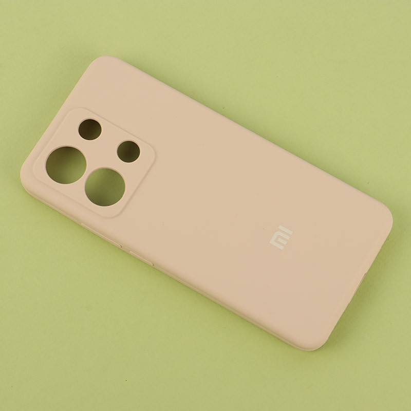 قاب سیلیکونی اصلی زیربسته شیائومی Redmi Note 13 4G محافظ لنزدار