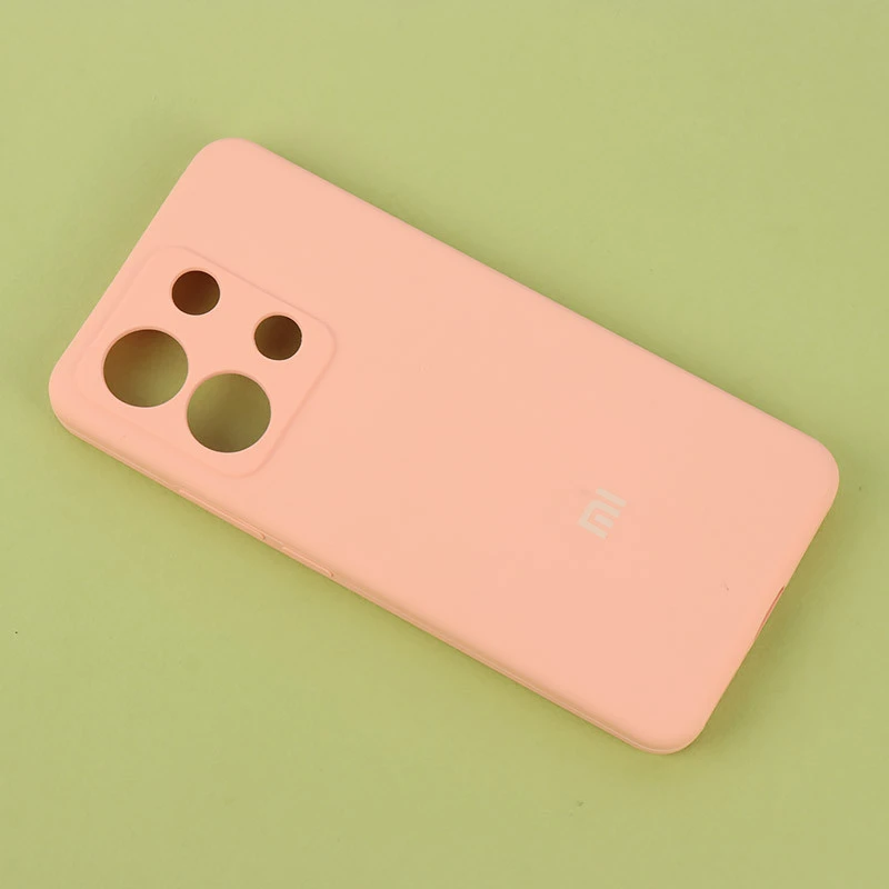 قاب سیلیکونی اصلی زیربسته شیائومی Redmi Note 13 4G محافظ لنزدار