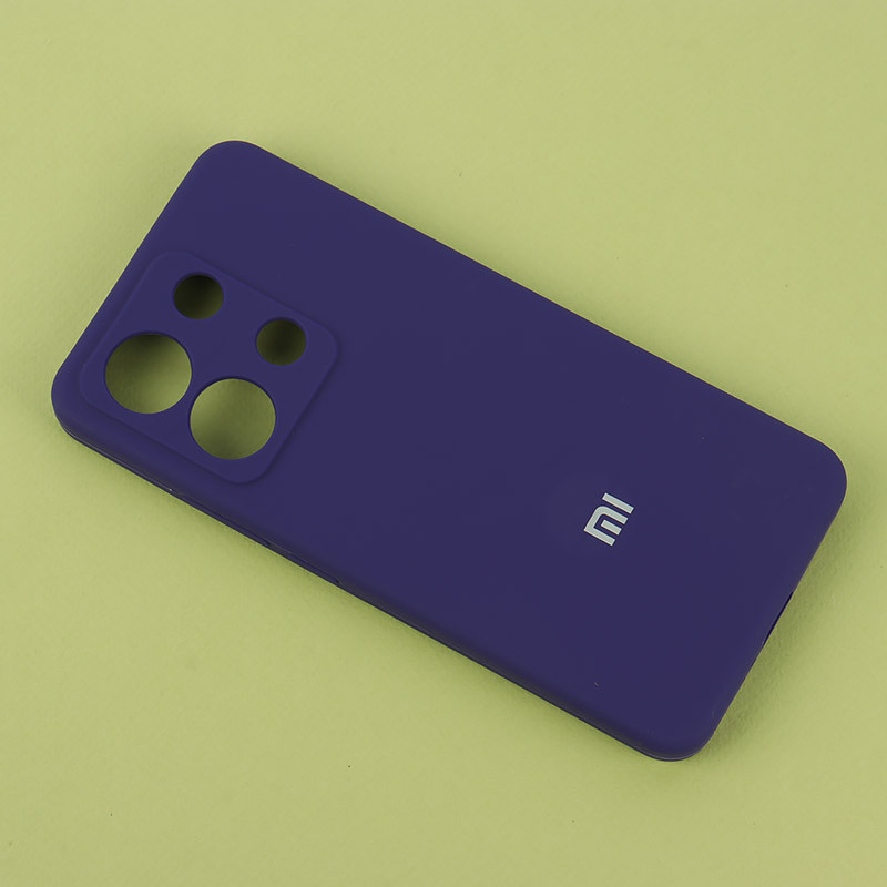 قاب سیلیکونی اصلی زیربسته شیائومی Redmi Note 13 4G محافظ لنزدار
