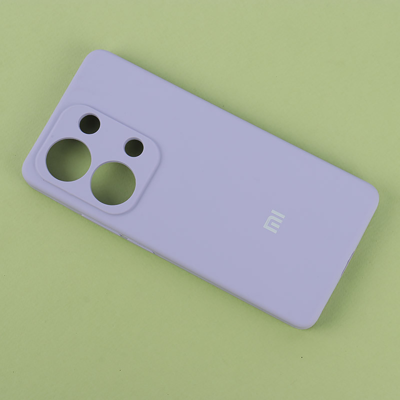 قاب سیلیکونی اصلی زیربسته شیائومی Redmi Note 13 Pro 4G محافظ لنزدار