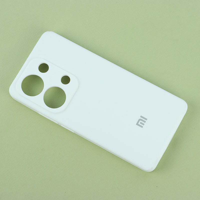 قاب سیلیکونی اصلی زیربسته شیائومی Redmi Note 13 Pro 4G محافظ لنزدار