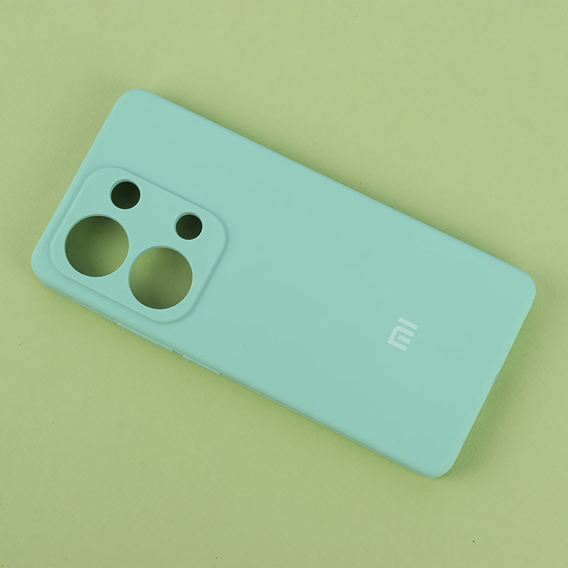 قاب سیلیکونی اصلی زیربسته شیائومی Redmi Note 13 Pro 4G محافظ لنزدار