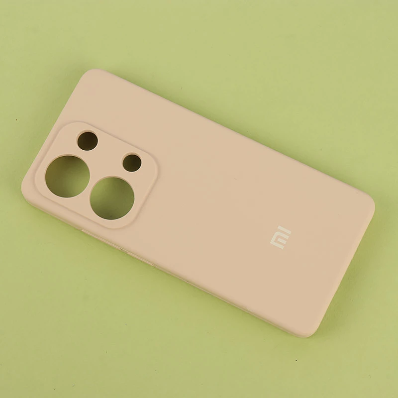 قاب سیلیکونی اصلی زیربسته شیائومی Redmi Note 13 Pro 4G محافظ لنزدار