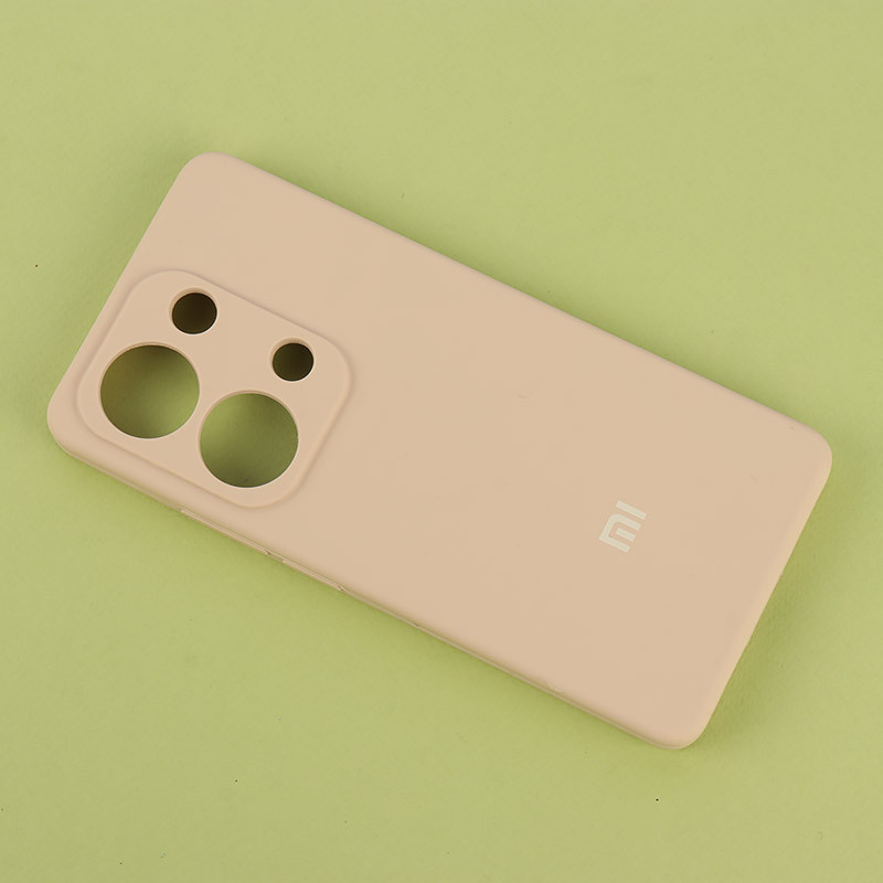 قاب سیلیکونی اصلی زیربسته شیائومی Redmi Note 13 Pro 4G محافظ لنزدار