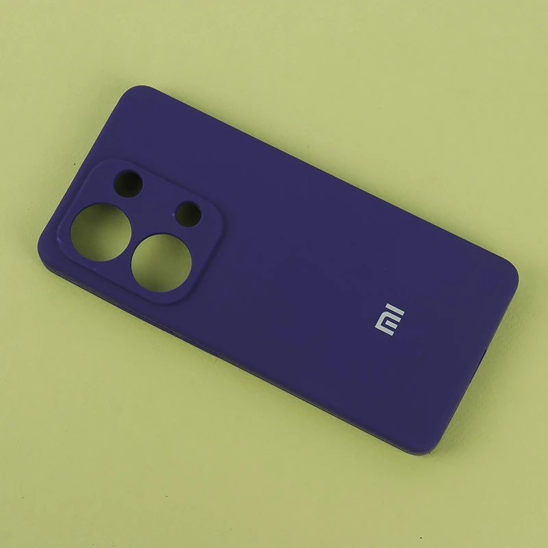 قاب سیلیکونی اصلی زیربسته شیائومی Redmi Note 13 Pro 4G محافظ لنزدار