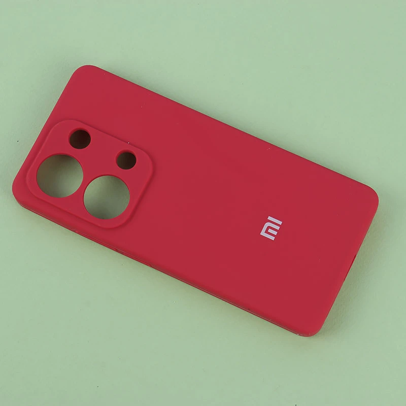 قاب سیلیکونی اصلی زیربسته شیائومی Redmi Note 13 Pro 4G محافظ لنزدار