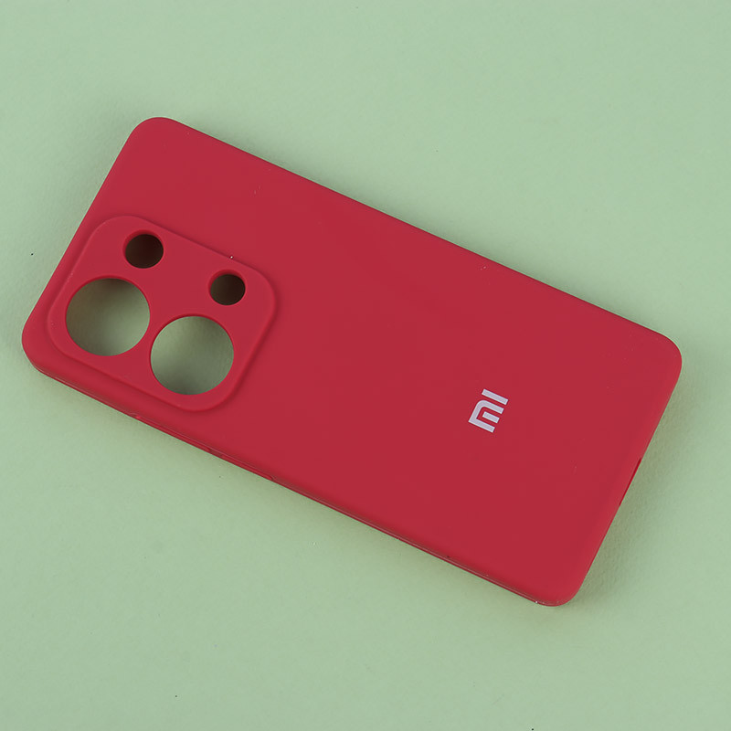 قاب سیلیکونی اصلی زیربسته شیائومی Redmi Note 13 Pro 4G محافظ لنزدار