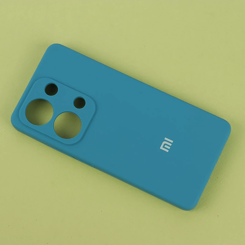 قاب سیلیکونی اصلی زیربسته شیائومی Redmi Note 13 Pro 4G محافظ لنزدار