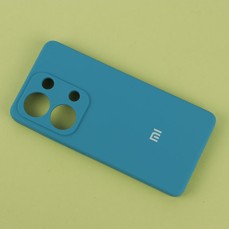 قاب سیلیکونی اصلی زیربسته شیائومی Redmi Note 13 Pro 4G محافظ لنزدار