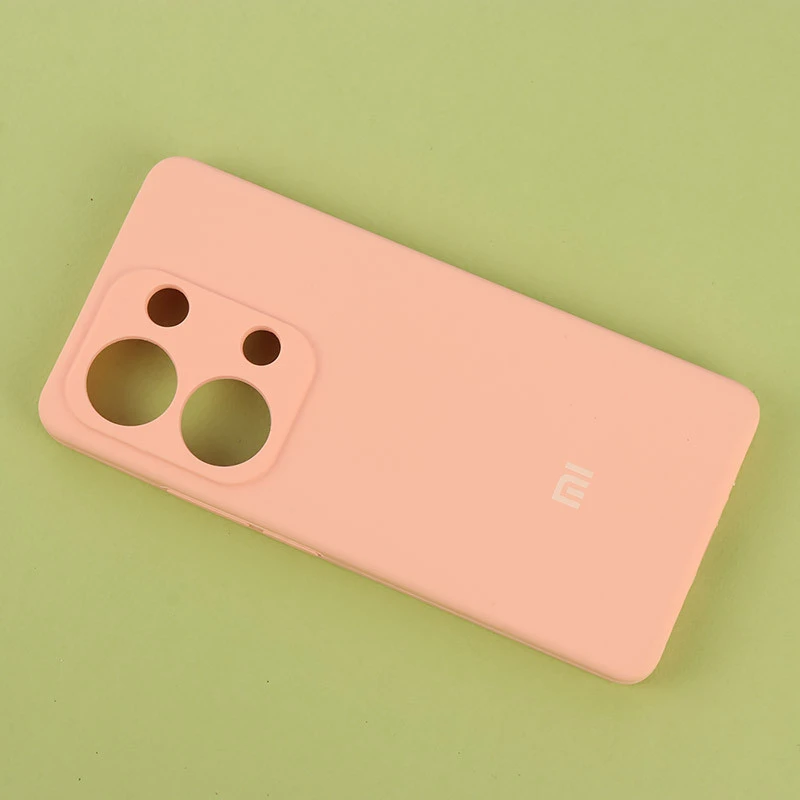قاب سیلیکونی اصلی زیربسته شیائومی Redmi Note 13 Pro 4G محافظ لنزدار
