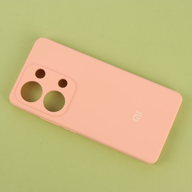 قاب سیلیکونی اصلی زیربسته شیائومی Redmi Note 13 Pro 4G محافظ لنزدار