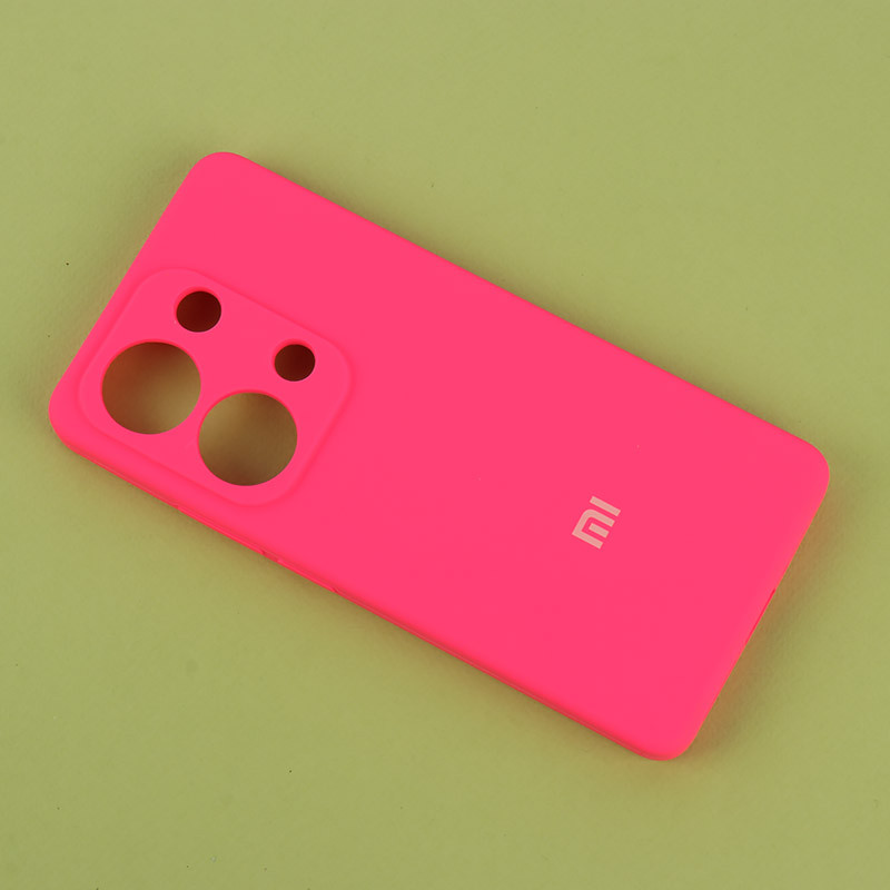 قاب سیلیکونی اصلی زیربسته شیائومی Redmi Note 13 Pro 4G محافظ لنزدار