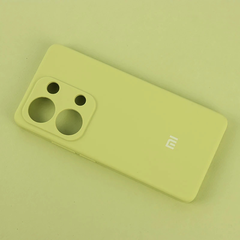 قاب سیلیکونی اصلی زیربسته شیائومی Redmi Note 13 Pro 4G محافظ لنزدار
