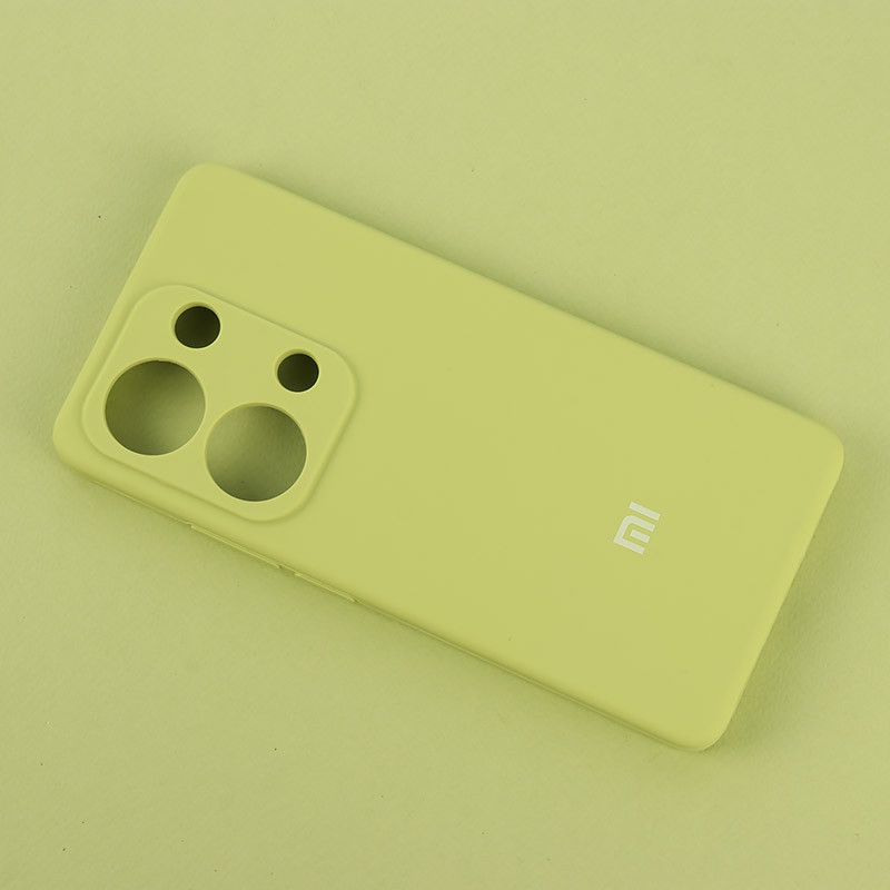 قاب سیلیکونی اصلی زیربسته شیائومی Redmi Note 13 Pro 4G محافظ لنزدار