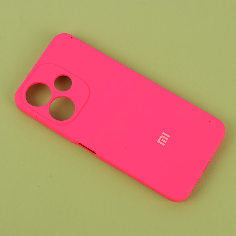 قاب سیلیکونی اصلی زیربسته شیائومی Redmi 13 4G / Redmi 13 5G محافظ لنزدار