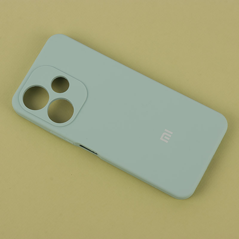 قاب سیلیکونی اصلی زیربسته شیائومی Redmi 13 4G / Redmi 13 5G محافظ لنزدار