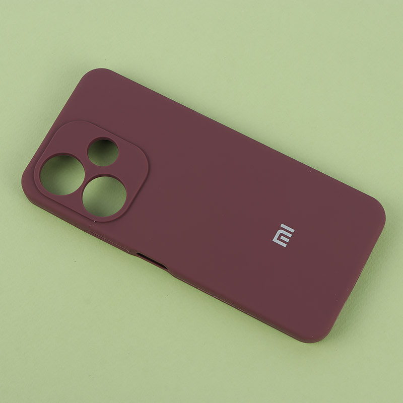 قاب سیلیکونی اصلی زیربسته شیائومی Redmi 13 4G / Redmi 13 5G محافظ لنزدار