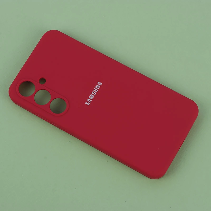 قاب سیلیکونی اصلی زیربسته سامسونگ Galaxy S24 FE محافظ لنزدار