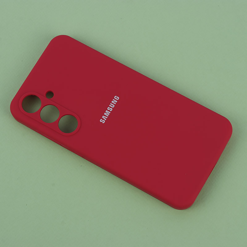 قاب سیلیکونی اصلی زیربسته سامسونگ Galaxy S24 FE محافظ لنزدار