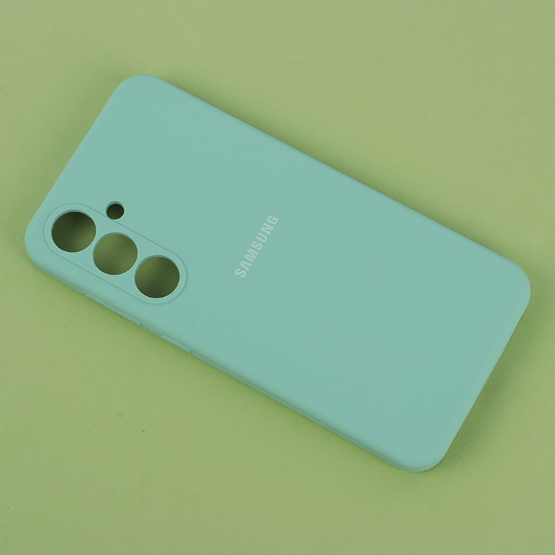 قاب سیلیکونی اصلی زیربسته سامسونگ Galaxy S24 FE محافظ لنزدار
