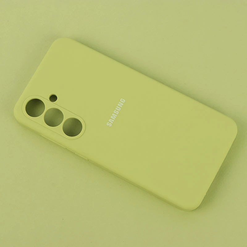 قاب سیلیکونی اصلی زیربسته سامسونگ Galaxy S24 FE محافظ لنزدار