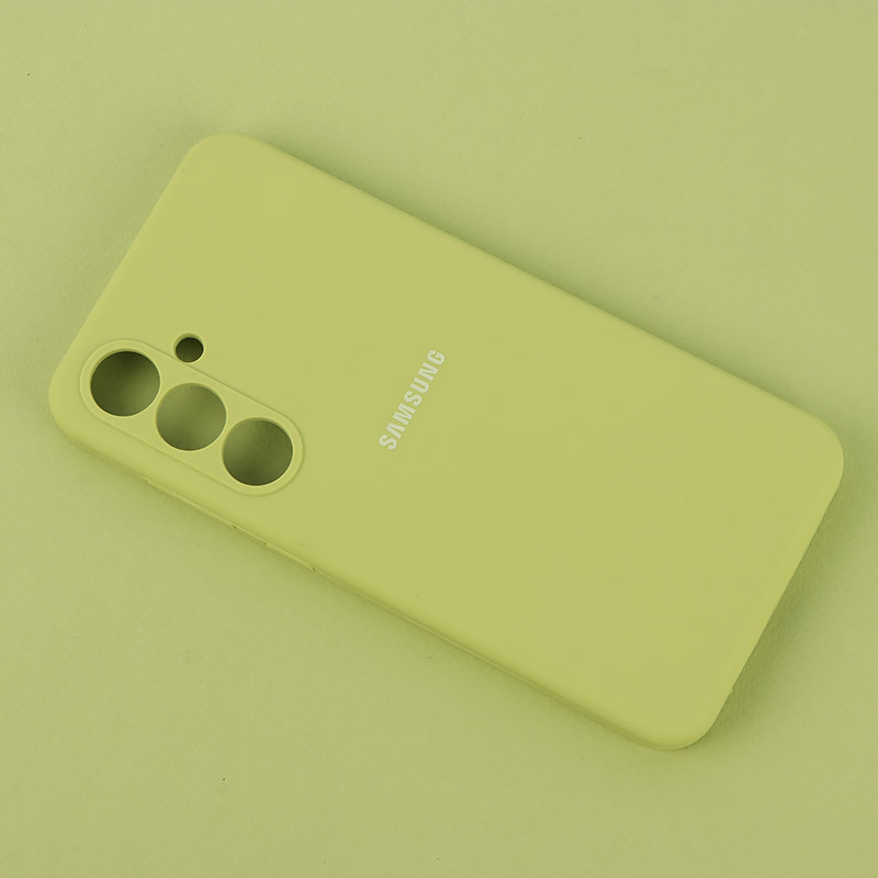 قاب سیلیکونی اصلی زیربسته سامسونگ Galaxy S24 FE محافظ لنزدار