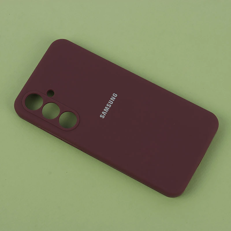 قاب سیلیکونی اصلی زیربسته سامسونگ Galaxy S24 FE محافظ لنزدار