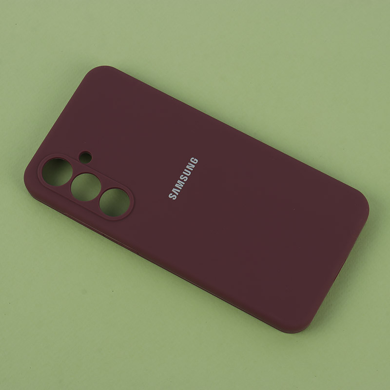 قاب سیلیکونی اصلی زیربسته سامسونگ Galaxy S24 FE محافظ لنزدار