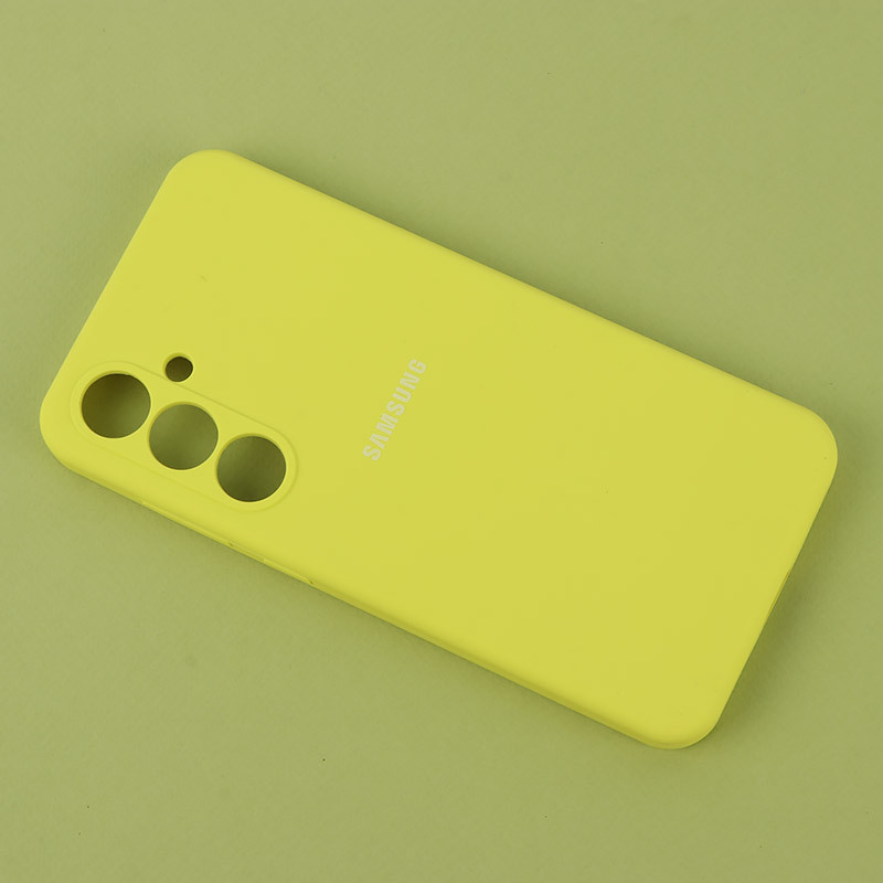 قاب سیلیکونی اصلی زیربسته سامسونگ Galaxy S24 FE محافظ لنزدار