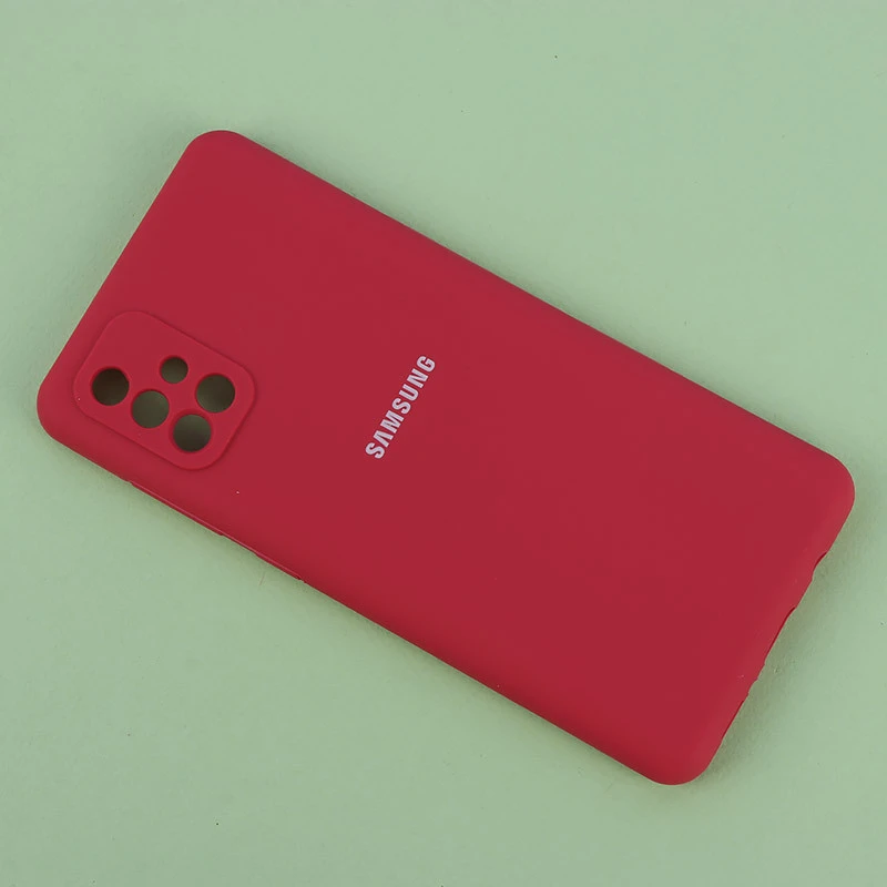 قاب سیلیکونی زیربسته سامسونگ Galaxy A71 محافظ لنزدار
