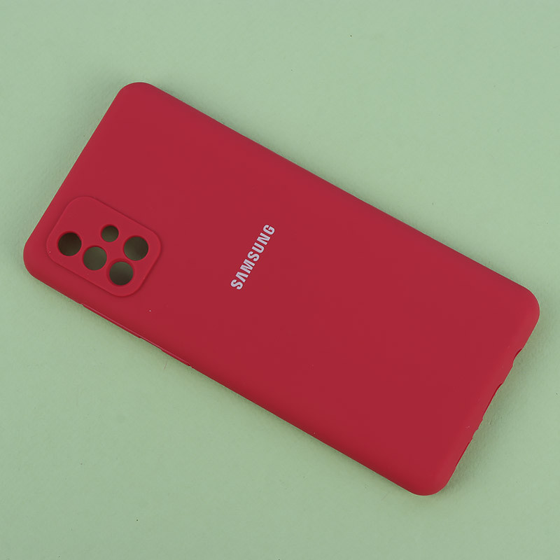 قاب سیلیکونی زیربسته سامسونگ Galaxy A71 محافظ لنزدار