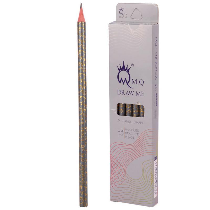 مداد مشکی ام کیو M.Q H-17 بسته 12 عددی
