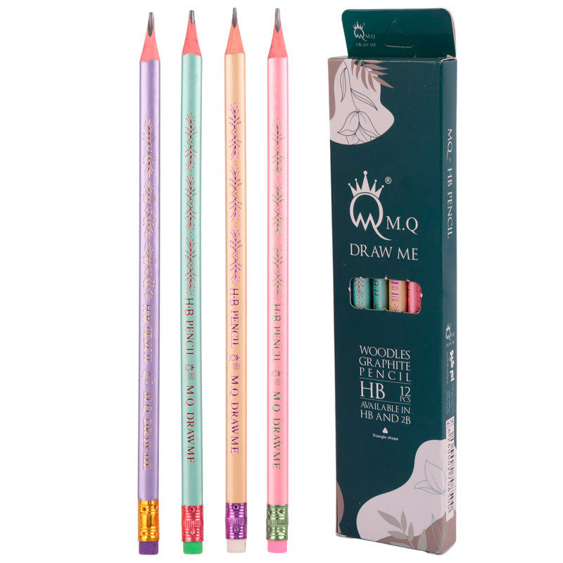 مداد مشکی ام کیو M.Q H-14 بسته 12 عددی